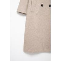 Camiseta holgada con solapa de manga larga con doble botón, color sólido, otoño e invierno, nuevo - details 13
