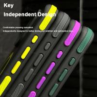 Nueva funda de teléfono magnética esmerilada mate Bicolor para iPhone 16 15 14 Plus 13 12 11 Pro Max cubierta dura translúcida a prueba de golpes - details 6