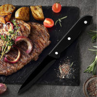 Steak Knives Set Cutlery Set 6/8 Pcs Full Tang Stainless Steel Sharp Serrated Dinner Knives Set Dishwasher Safe for Meat Bread - details 13