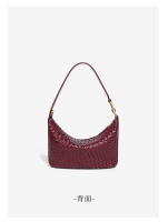 Bolso de mano informal tejido a mano para mujer, bolso sencillo para lonchera, bolso de moda para axila - details 19