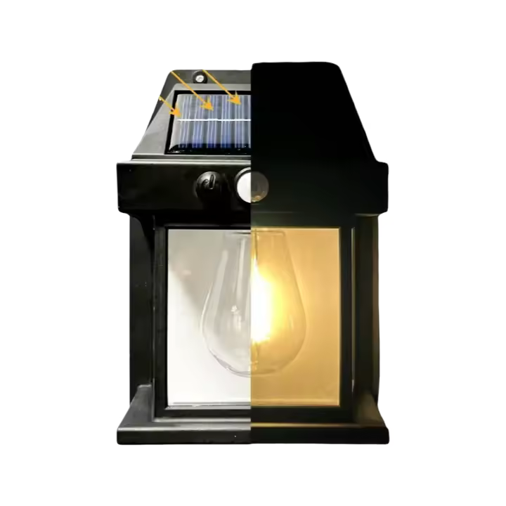 Lámpara Solar Fuerte Para Exterior Farol De Calle Solar Iluminación Exterior Impermeable LED Decoración Externa Luz De Jardín - 1