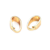7x3,5 MM 6x4MM 7x5MM 9x4MM 18K Color oro latón dijes conector colgantes cierres suministros para fabricación de joyas accesorios Diy - details 16