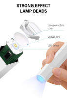 Secador de Uñas UV Led LULAA Herramienta de Arte de Uñas para Manicura - details 4