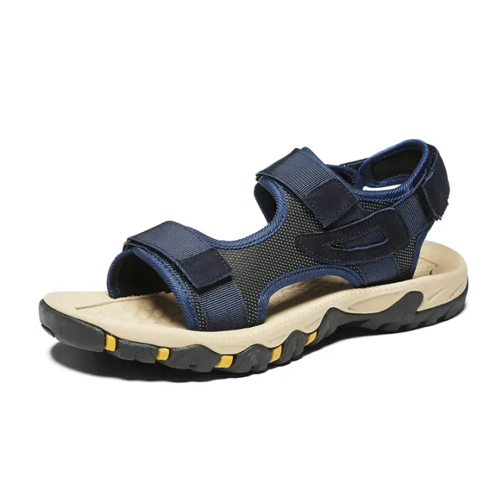 Sandalias de senderismo ligeras para hombre, sandalias de agua antideslizantes, sandalias deportivas cómodas, sandalias de playa informales con punta abierta - 1