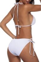 Traje de baño de vacaciones casual de bikini de tres puntos dividido para mujer profesional - details 4