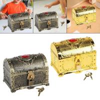 Pirate Chest Storage Box Decorative Pirate Treasure Chest for Candy Cookies Boxes Kids Children Prize Gift Themed Party Favors