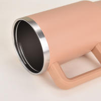 40oz generación paja coche taza de gran capacidad de acero inoxidable de aislamiento al aire libre portátil mango Ice Bar Copa - details 7