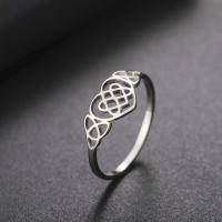 Anillo de Trébol Irlandés COOLTIME Joyería de Amuleto de Bruja para Mujeres - details 3
