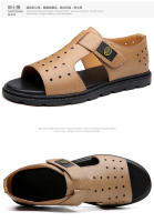 Sandalias Transpirables para Hombres Zapatos de Playa Casuales de Moda Romana Punta Abierta - details 5