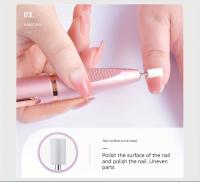 Máquina Portátil Para Pulir Uñas, Lima De Uñas Y Manicura, Recargable, Para Pulir Uñas Y Eliminar Piel Muerta - details 4