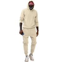 Sudadera con capucha para hombre Ropa deportiva europea y americana Casual Colores sólidos - details 2
