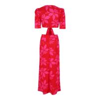 Vestido Largo Sexy y Elegante con Escote en V Profundo para Mujer Vestido de Fiesta de Verano con Tiras Ropa de Playa 2024 - details 20