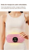 Almohadilla Térmica Menstrual , Cinturón Térmico Eléctrico USB, 4 Niveles de Calor y 4 Modos de Masaje, Soporte Lumbar Calentado para Alivio del Dolor Menstrual - details 5