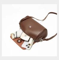 Bolso cruzado de cuero genuino para mujer 2025 Pequeño cuadrado tofu estilo - details 6