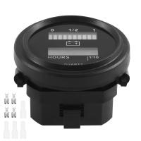 Indicador de carga de estado de batería digital LED de 12 V/24 V/36 V/48 V/72 V con indicador de horas negro - details 2