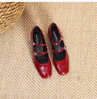 Zapatos Mary Jane de mujer con tacón grueso y hebilla de cinturón de nuevo estilo - details 28