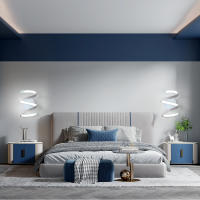 Goeco-Lámpara de Pared LED para interiores, Luz Blanca Fría de 18W, 2000lm, Apliques de Pared para Dormitorio, salón, Pasillo, 6500K - details 4