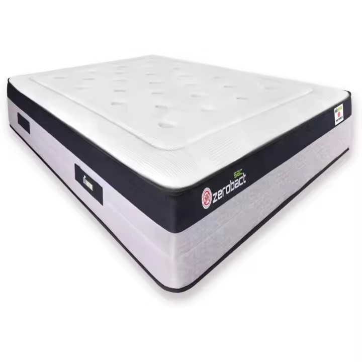 Colchón Viscoelástico Premium Muelles Ensacadas Firmura y Adaptabilidad Altura de 30cm - 1