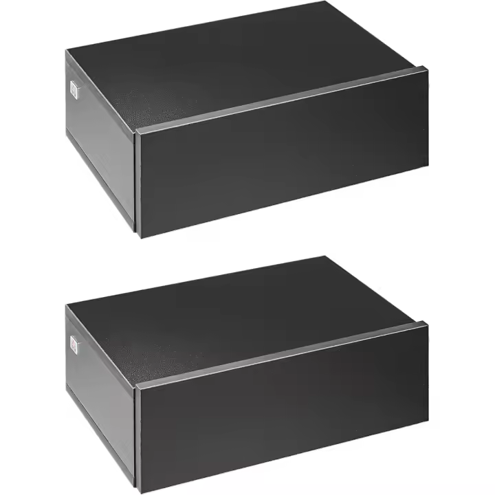 2 Mesitas de Noche Flotantes con 1 Cajón Diseño Montado en la Pared Estilo Moderno para Dormitorio 40x30x15 cm - 1