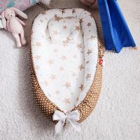 Baby Nest Bed with Pillows Portable Travel Crib Detachable Washable Infant Cotton Cradle Anti Pressure Toddlers Isolation Crib - details 17