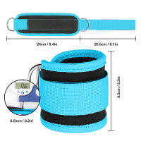 Bandas de resistencia con correa para el tobillo, cuerda de tracción para fuerza de pierna y cadera, entrenamiento elástico para Fitness, Yoga en casa, Pilato, Crossfit, equipo de gimnasio - details 10