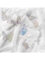 Pegatinas decorativas de mariposas en 3D, accesorios para el hogar, decoración de ramos de globos de boda, 12 piezas - details 10
