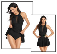 Conjunto completo de bañadores para mujeres, faldas deportivas, playa, tenis, natación, aguas termales - details 1