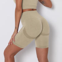 Hamidou de Yoga mujeres Yoga Leggings cortos Fitness pantalones cortos de gimnasio pantalones cortos de ciclismo - details 8