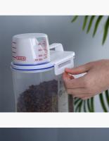 Tarro de Almacenamiento de Comida para Mascotas 2kg Contenedor de Plástico con Taza de Medición - details 10