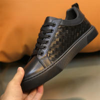 Zapatos de cuero tejidos a mano, zapatos de estilo británico para hombres - details 15