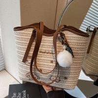 Bolso tejido informal para vacaciones en la playa de verano para mujer, bolso versátil para las axilas para ir de compras y viajar, 2025 - details 18