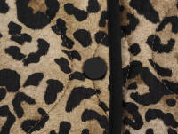 TRAFZA-abrigo de algodón con estampado de leopardo para mujer, abrigo holgado informal de manga larga con bolsillos y una hilera de botones, para invierno, 2024 - details 10