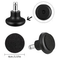 Paquete de 5 deslizadores de campana para silla de oficina sin ruedas, reemplazo de silla rodante, ruedas giratorias fijas, ruedas estacionarias - details 3