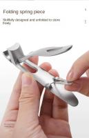 Cortaúñas profesional para uñas de los pies, cortador de uñas gruesas con apertura de mandíbula ancha, mango largo, acero inoxidable, 1 piezas - details 9