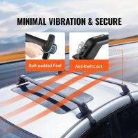 Portaequipajes de Aluminio con Cerradura para Coche Carga de 70.3kg Compatible con Vehículos con Techo Descubierto - details 5