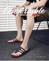 Nuevas chanclas de los hombres antideslizantes desgaste exterior zapatillas eva de los hombres casual playa zapatillas frescas - details 1