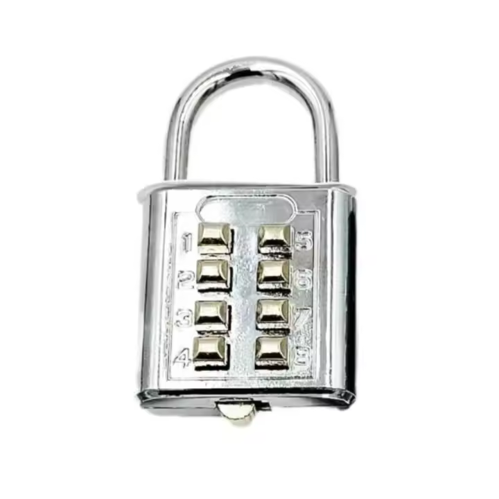 Candado de combinación de aleación creativa, cerradura inteligente con contraseña, código, número, mochila, cerradura para exteriores, cajón, armario, puerta - 1