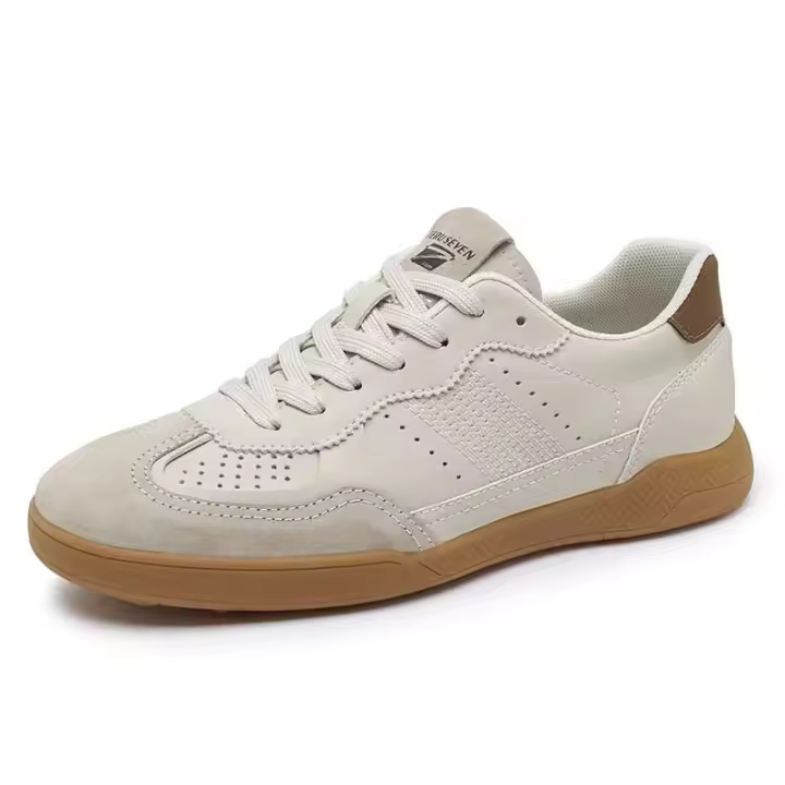 Nuevo Zapatos deportivos blancos verificados clásicos antideslizantes de goma para hombre, zapatos - 1