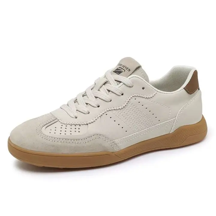 Nuevo Zapatos deportivos blancos verificados clásicos antideslizantes de goma para hombre, zapatos - 1