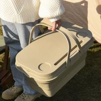 Caja de almacenamiento plegable de plástico para exteriores, mesa de Camping, cesta de Picnic impermeable de gran capacidad con tapa abatible, cesta para artículos diversos, barbacoa - details 12