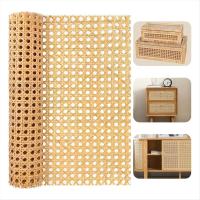 Malla de Ratán Natural de 16 Pulgadas de Ancho y 40 Pulgadas de Largo (3.3 Pies), Rollos de Malla de Ratán para Muebles, Sillas, Armarios, Techos - details 1