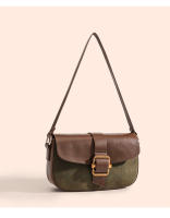 Bolso de hombro retro con diseño de nicho, bolso de axilas con contraste de empalme mate, bolso de mensajero versátil de alta gama de gran capacidad - details 20