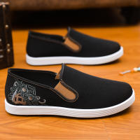 Zapatos Casuales para Hombres Primavera-Verano 2024 Punta Redonda Tela Elástica de Pekín - details 2