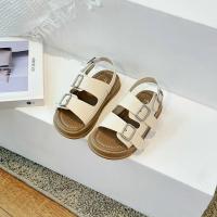 Zapatillas Informales para Niños con Cordón Zapatos de Playa de Cuero con Punta Abierta - details 4
