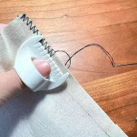 Ayuda para coser a mano, bricolaje, borde de costura para el hogar, accesorios de plantillas de costura de punto de bloqueo - details 5