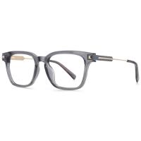 Monturas de gafas ópticas anti luz azul para hombre, gafas cuadradas retro de moda para computadora - details 1
