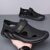 Nuevos zapatos informales al aire libre para hombre transpirables de malla de verano más vendidos con material superior antideslizante - details 3