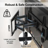 Soporte de Pared para TV de Movimiento Completo Inclinación, Giro, Extensión Para TVs hasta 60kg - details 1