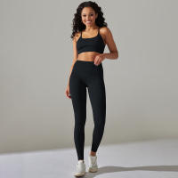 Hamidou-Conjunto de ropa deportiva de dos piezas para mujer, Leggings de cintura alta para gimnasio, Top corto, trajes deportivos de Fitness, ropa deportiva con lavado ácido - details 38