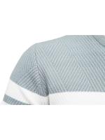 Nueva Suéter De Otoño Para Hombre Con Cuello Redondo Y Mangas Largas Patchwork Caliente Y Delgado Moda Casual Ropa De Hombre - details 12